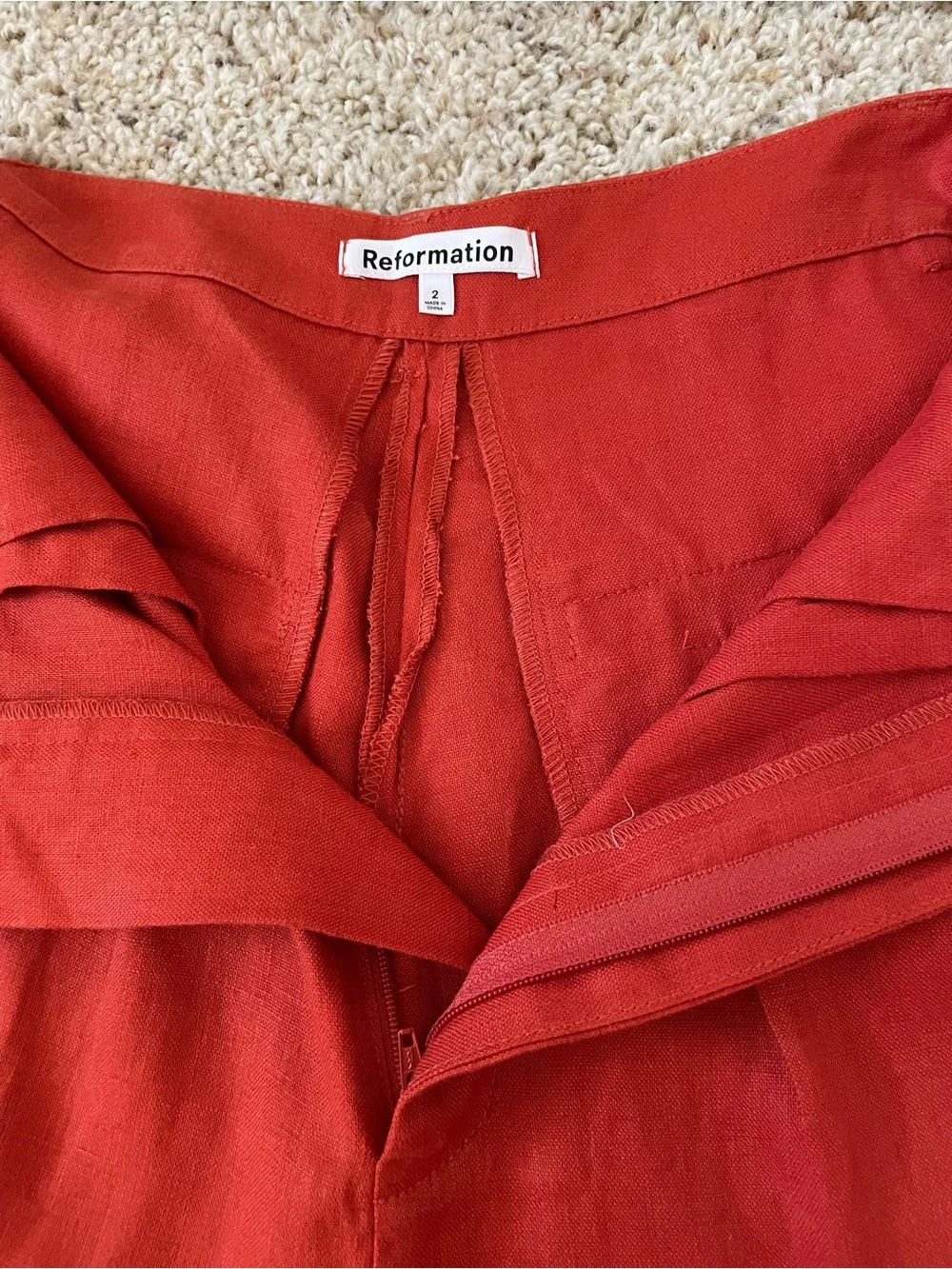 Reformation Vesta Linen Pants